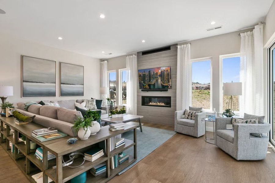 Furnished interior view inside a new home in Pelican Shores at Water Valley, Windsor (Image 21). Furnished interior view inside a new home in Pelican Shores at Water Valley, Windsor (Image 21).