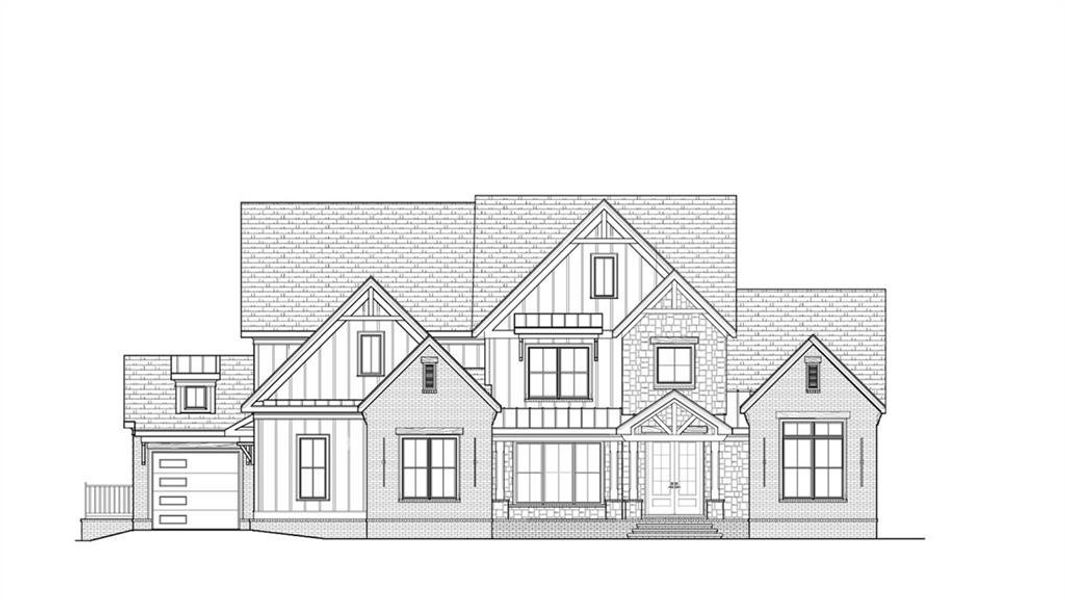 Exterior rendering of this home design in , Conyers, GA (Image 4). Exterior rendering of this home design in , Conyers, GA (Image 4).