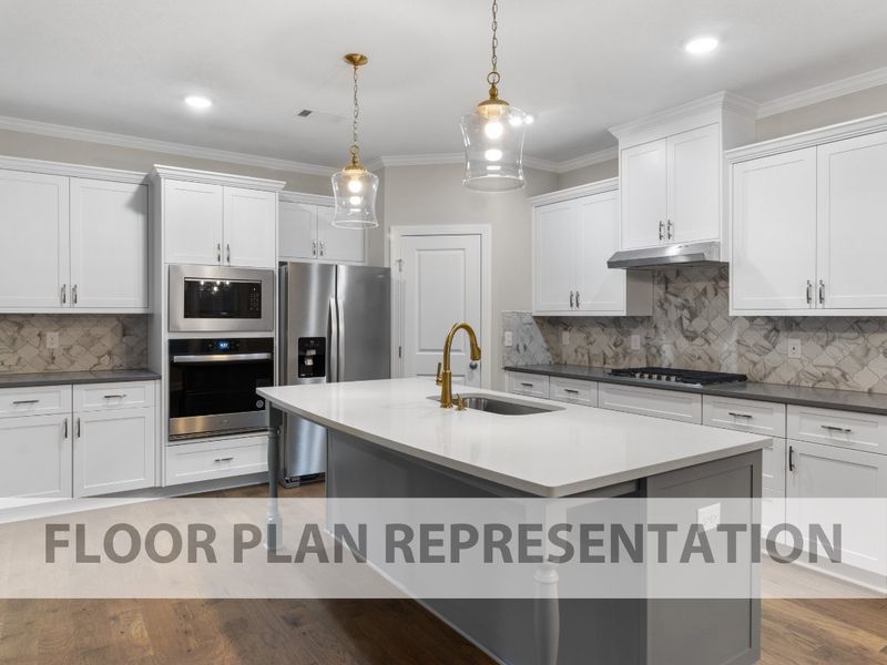 Representative furnished interior of a home built from the Winter Park by Ivey Homes in Crawford Creek, Grovetown (Image 7).