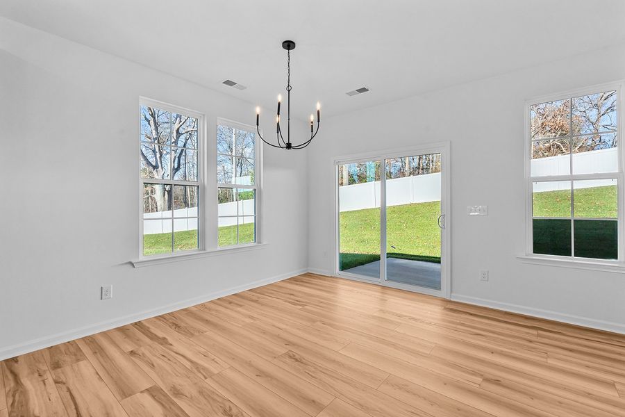 Spacious, unfurnished interior of a new home in Hanes Lake, Winston-Salem (Image 23).