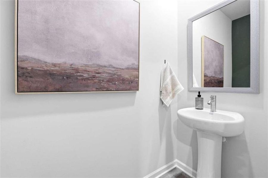 Furnished interior view inside a new home in Concord Oaks, Powder Springs (Image 5). Furnished interior view inside a new home in Concord Oaks, Powder Springs (Image 5).