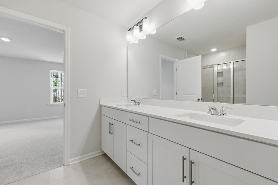 Furnished interior view inside a new home in , Charleston (Image 11).