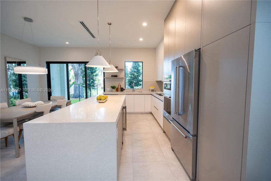 Furnished interior view inside a new home in , Miami (Image 10).