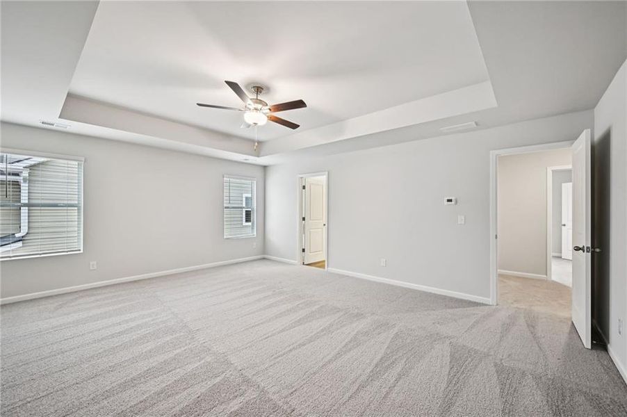 Spacious, unfurnished interior of a new home in The Hills at Cedar Creek, Winder (Image 46).