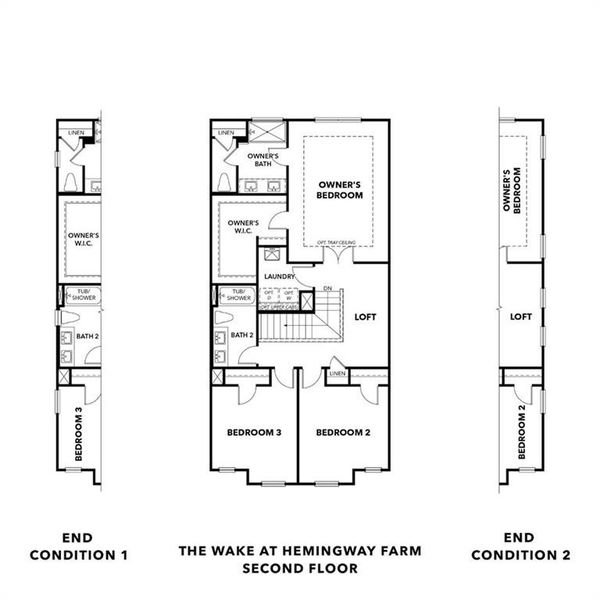 2D floor plan layout of this home in Hemingway, Cumming, GA (Image 3).