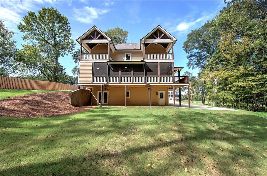 Front exterior of a new home in , Euharlee, GA, highlighting curb appeal (Image 2).
