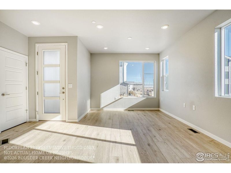Spacious, unfurnished interior of a new home in Baseline, Broomfield (Image 20). Spacious, unfurnished interior of a new home in Baseline, Broomfield (Image 20).