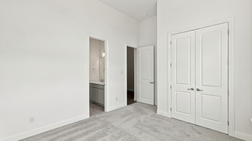 Furnished interior view inside a new home in Green Meadows Classic, Celina (Image 11).