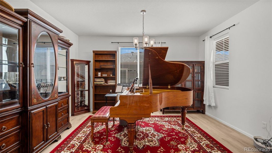 Formal Dining Room or sitting room