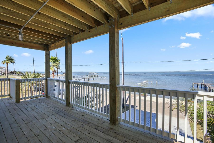 Incredible water view from the front porch