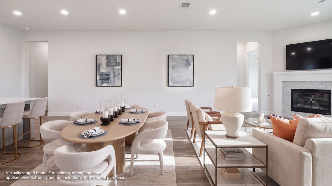 Furnished interior view inside a new home in Meraki, Forney (Image 7).
