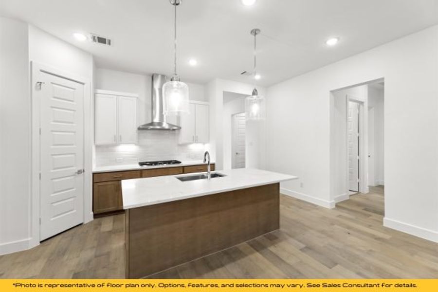 Representative furnished interior of a home built from the The Catalina by Stonefield Homes in The Highlands, Rockwall (Image 56).