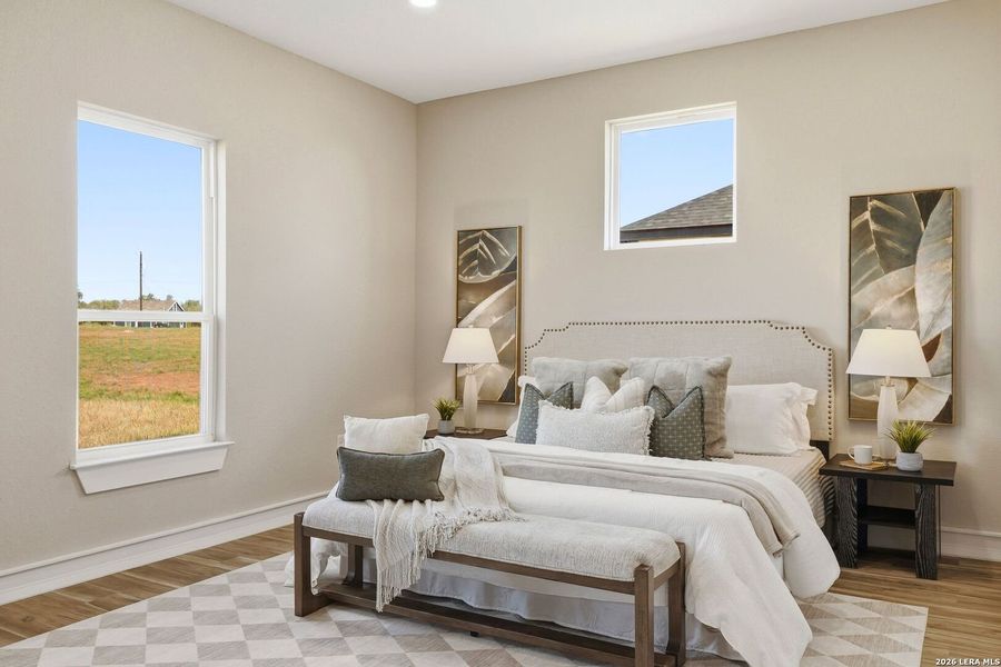 Furnished interior view inside a new home in , Atascosa (Image 9).