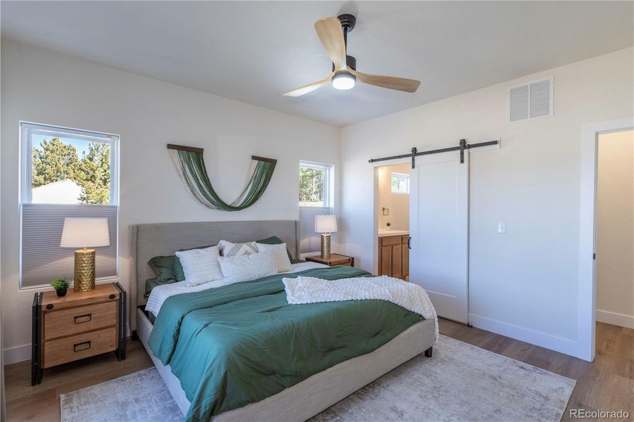 Furnished interior view inside a new home in , Florissant (Image 11).