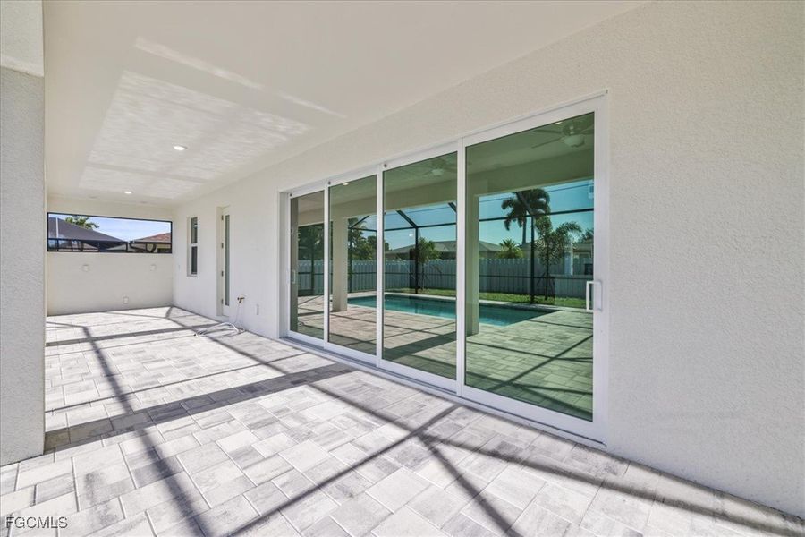 Exterior details and patio area of a home in Cape Coral, Cape Coral (Image 23).