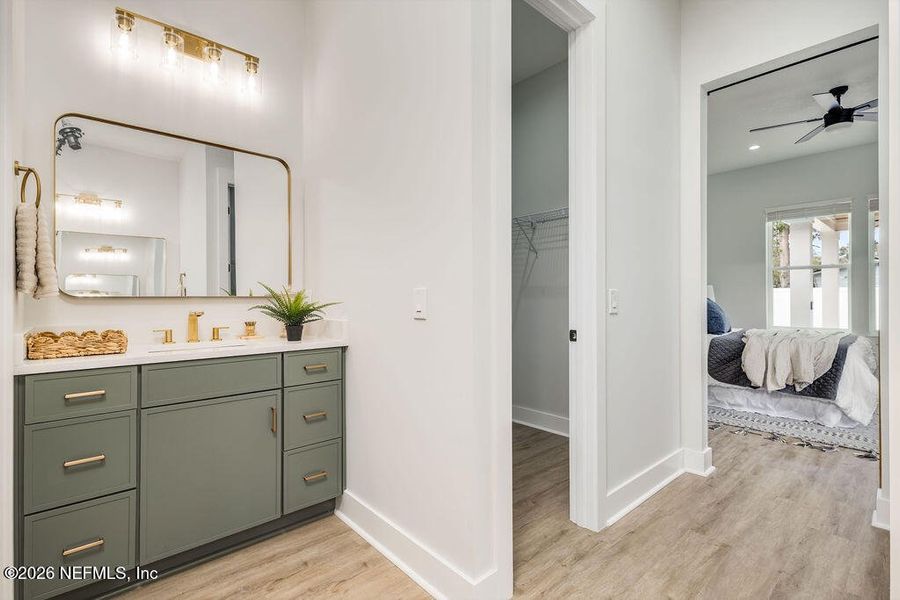 Furnished interior view inside a new home in , Jacksonville Beach (Image 17). Furnished interior view inside a new home in , Jacksonville Beach (Image 17).