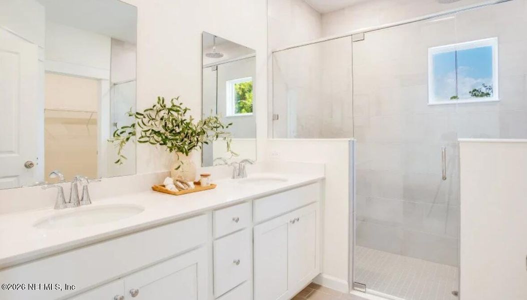 Furnished interior view inside a new home in , Jacksonville (Image 17).