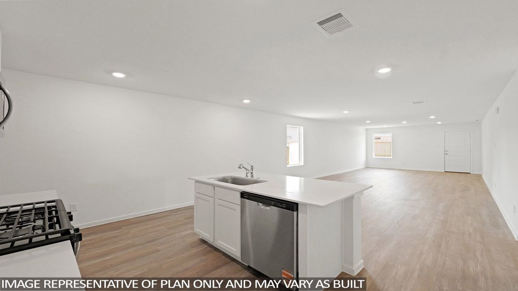 Furnished interior view inside a new home in Lexington Heights, Willis (Image 7).