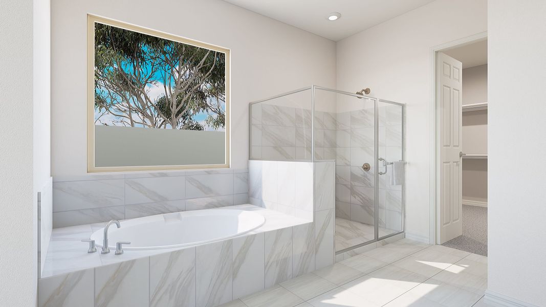 Representative furnished interior of a home built from the Iris Plan 60-1 by Tri Pointe Homes in Abel Ranch, Goodyear (Image 11). Representative furnished interior of a home built from the Iris Plan 60-1 by Tri Pointe Homes in Abel Ranch, Goodyear (Image 11).