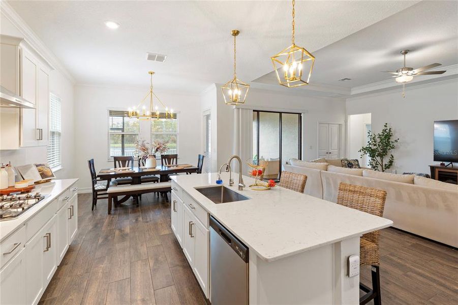 Furnished interior view inside a new home in , Land O' Lakes (Image 5).