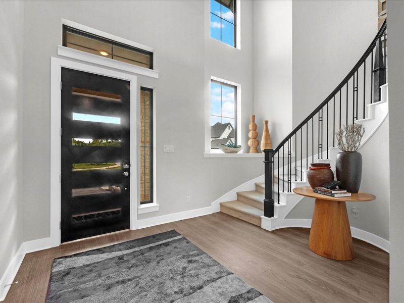 Furnished interior view inside a new home in Tompkins Reserve, Katy (Image 17).