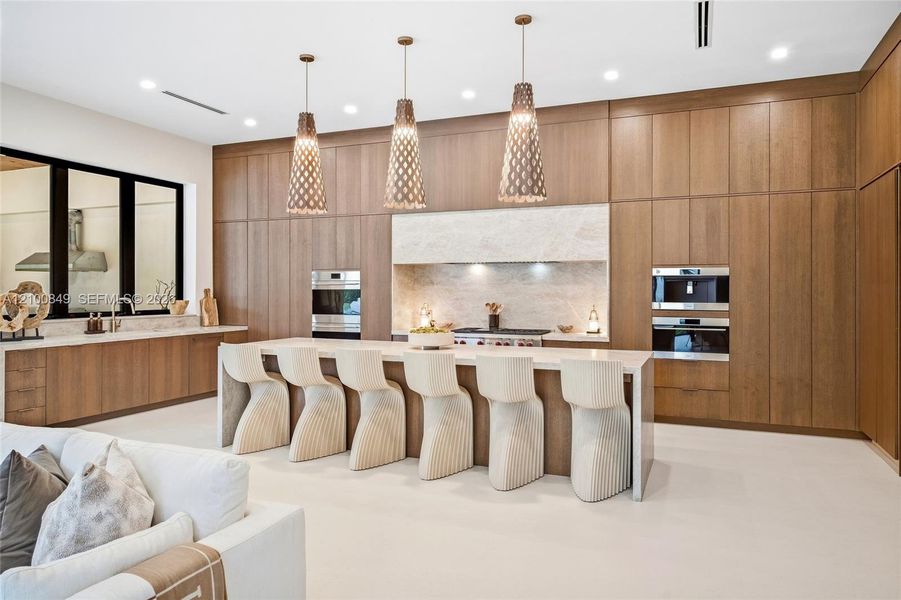 Furnished interior view inside a new home in , Palmetto Bay (Image 43).