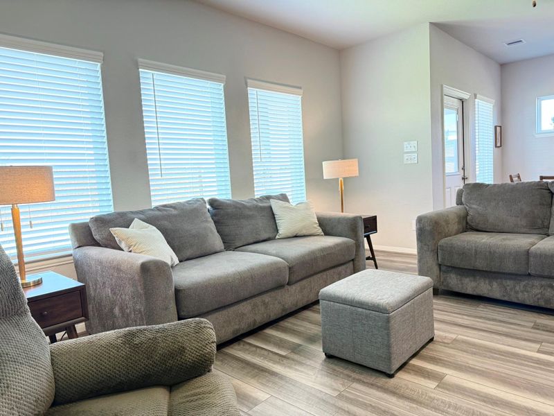Furnished interior view inside a new home in , Angleton (Image 6).