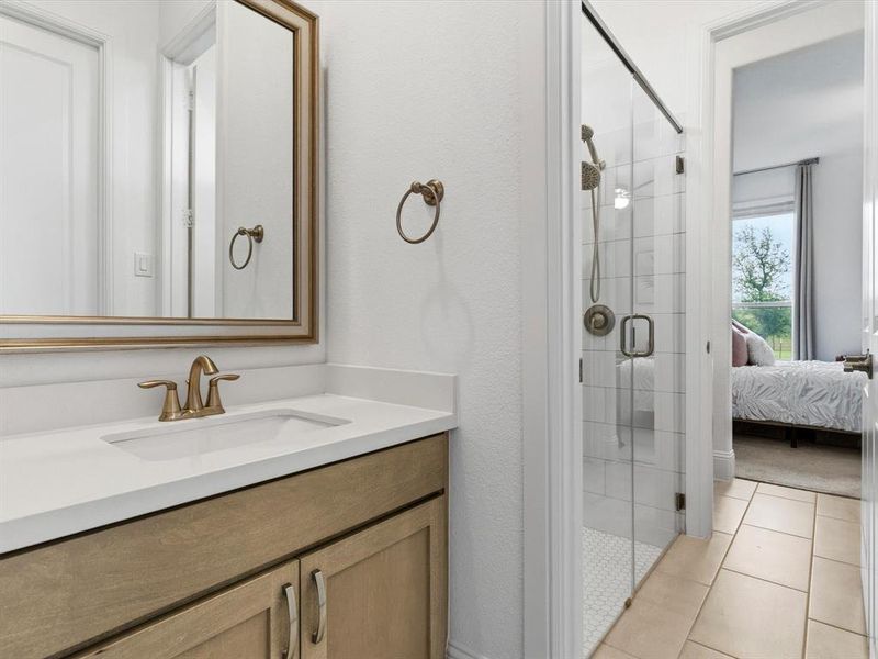 Furnished interior view inside a new home in Gean Estates, Keller (Image 20).