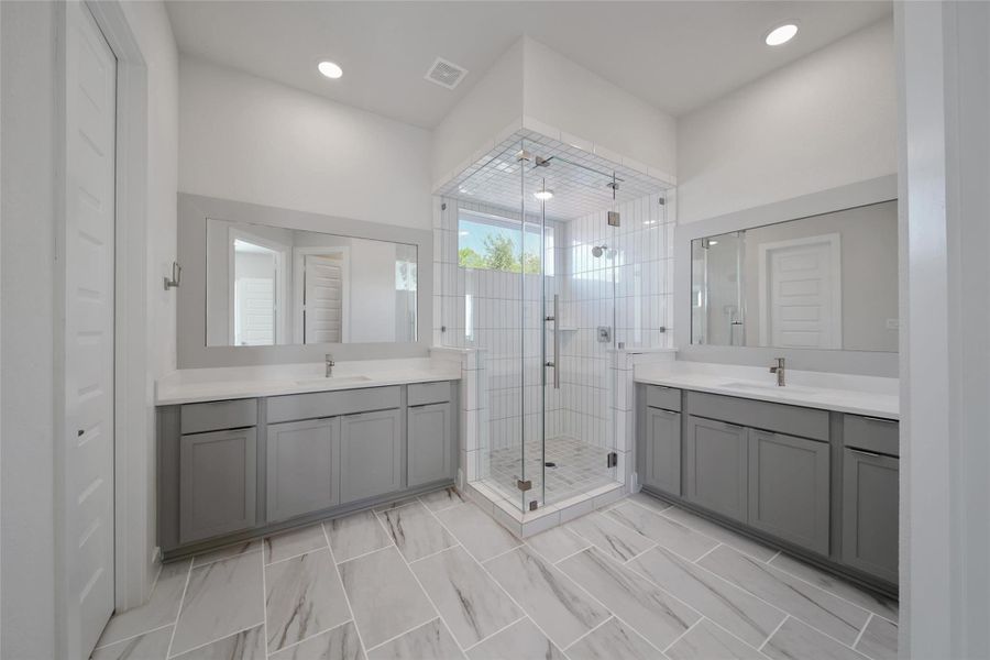 Furnished interior view inside a new home in Lago Pointe, Seabrook (Image 6).