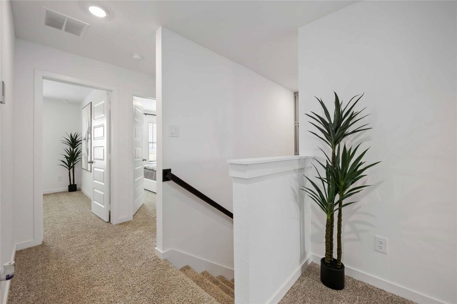 Furnished interior view inside a new home in Grand West, Houston (Image 5).