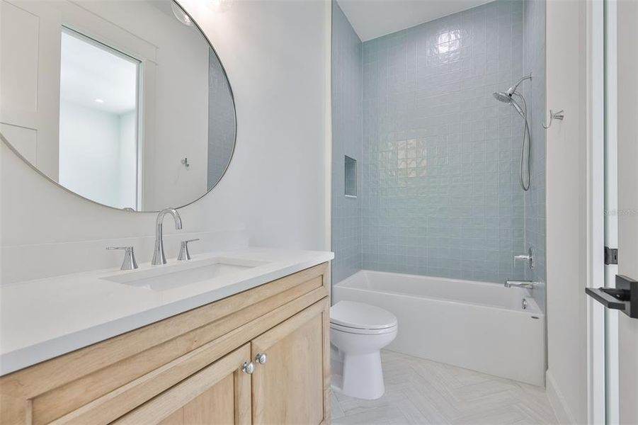 Furnished interior view inside a new home in , Tampa (Image 47).