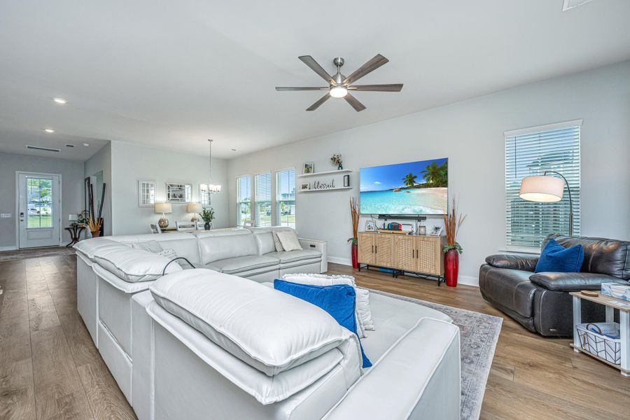 Furnished interior view inside a new home in , Summerville (Image 7). Furnished interior view inside a new home in , Summerville (Image 7).