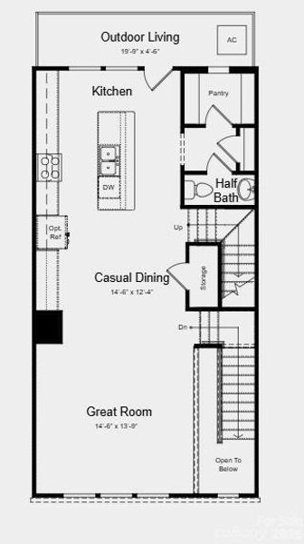 Additional Highlights Include: Ledge at primary shower, trash roll out, pendant light pkg, and quick tread with painted risers at 1st to 2nd floor