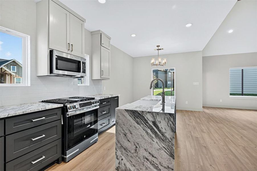 Furnished interior view inside a new home in , Sherman (Image 9).