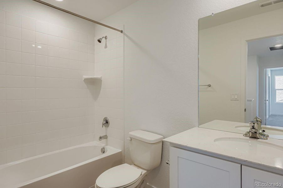 Furnished interior view inside a new home in Percheron: The Camden Collection, Colorado Springs (Image 7). Furnished interior view inside a new home in Percheron: The Camden Collection, Colorado Springs (Image 7).