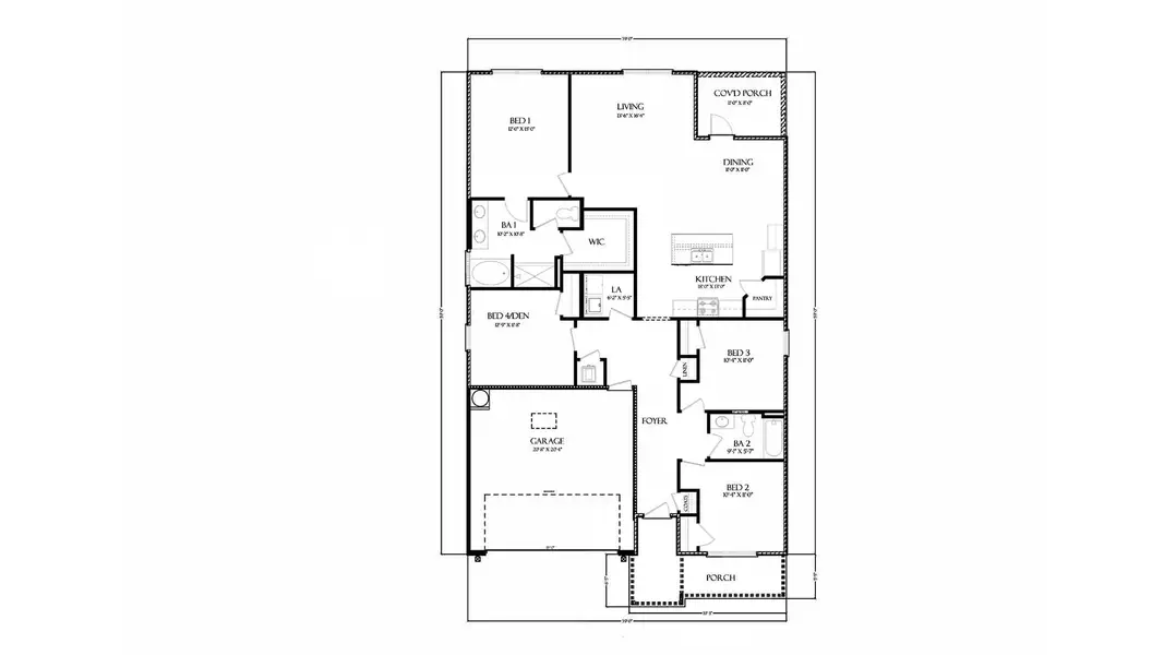 2D floor plan layout of this home in Magnolia at the Bluffs Phase 3, Freeport, FL (Image 2). 2D floor plan layout of this home in Magnolia at the Bluffs Phase 3, Freeport, FL (Image 2).
