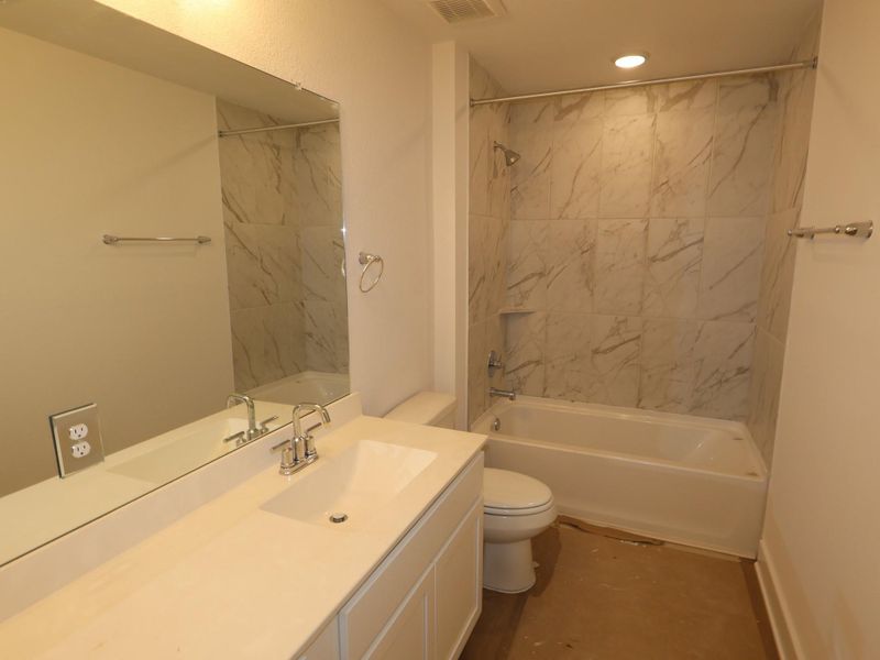 Furnished interior view inside a new home in Sorella, Tomball (Image 8).