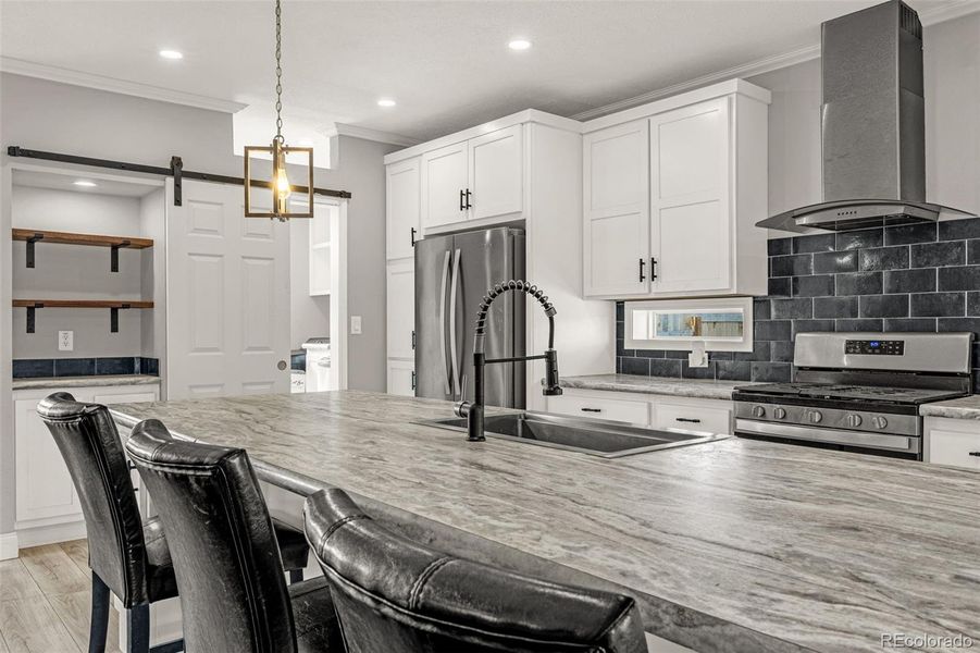 Furnished interior view inside a new home in , Pueblo (Image 9).