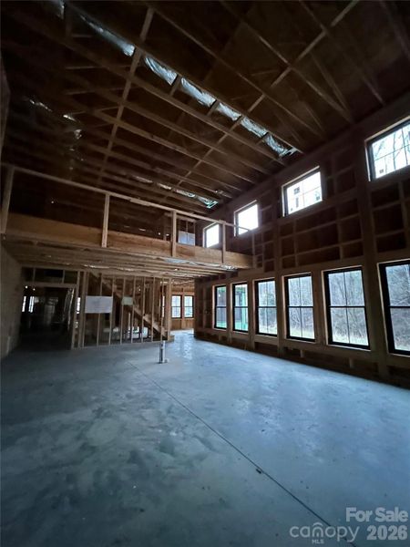 In-progress construction of a new home in , Burnsville, NC (Image 7).