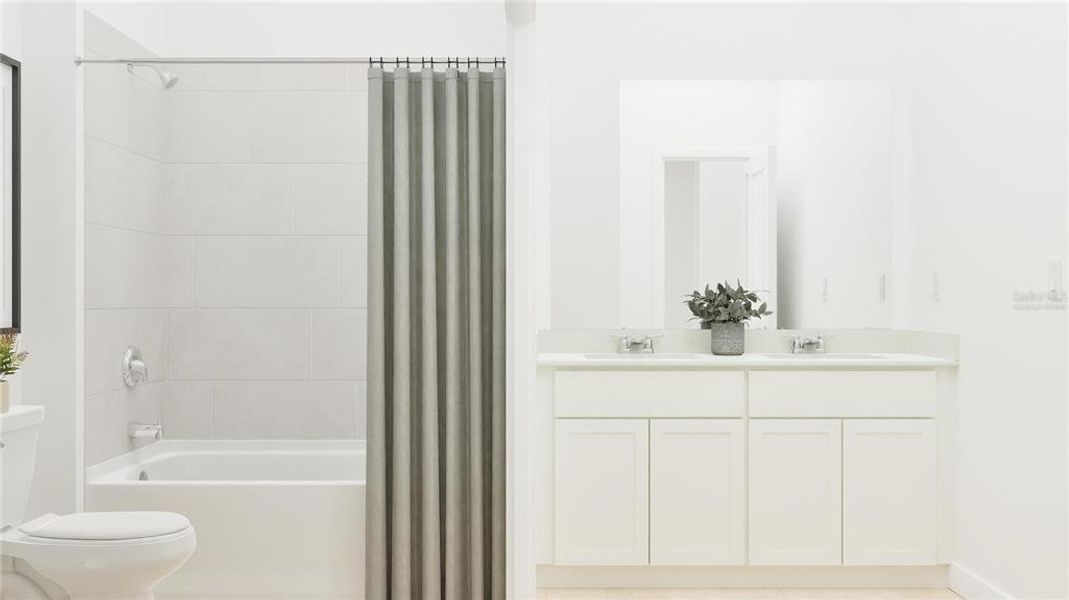 Furnished interior view inside a new home in Bridgewalk: Executive Collection, St. Cloud (Image 8).