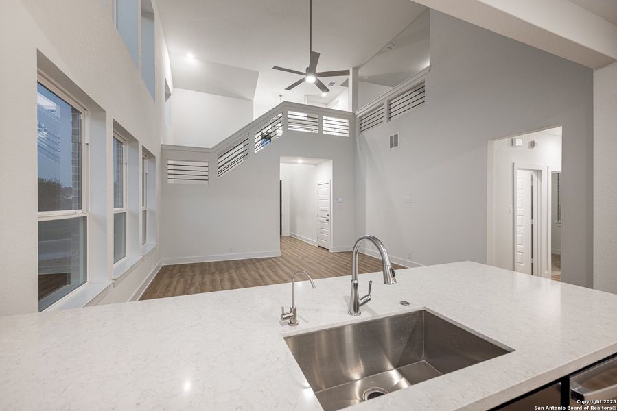 Furnished interior view inside a new home in Buffalo Crossing – New Phase Now Preselling, Cibolo (Image 6).