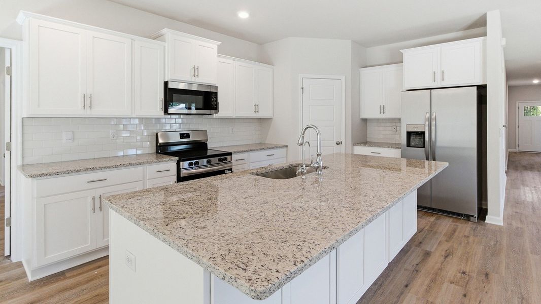 Representative furnished interior of a home built from the The Camden by D.R. Horton in Greystone, Crawfordville (Image 6). Representative furnished interior of a home built from the The Camden by D.R. Horton in Greystone, Crawfordville (Image 6).