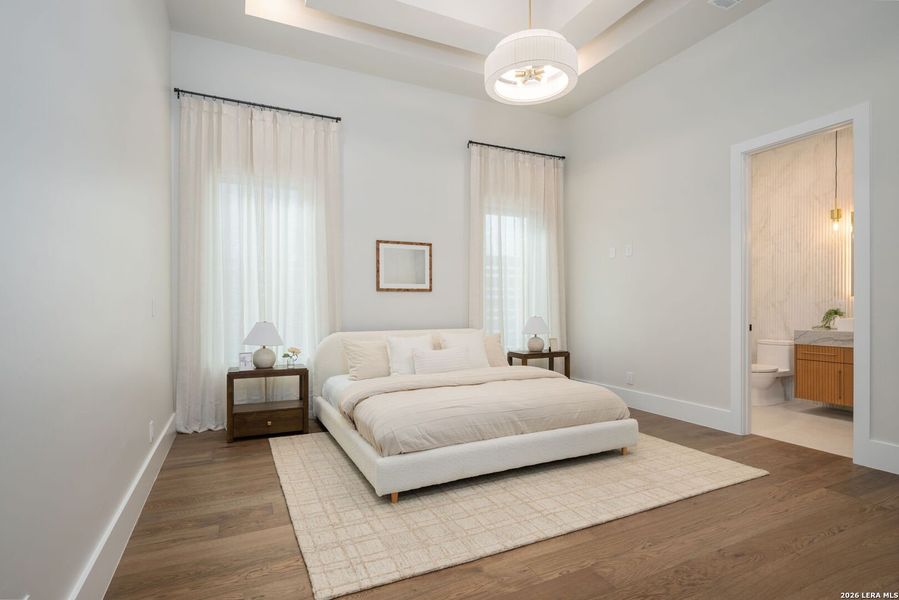 Furnished interior view inside a new home in , San Antonio (Image 44).