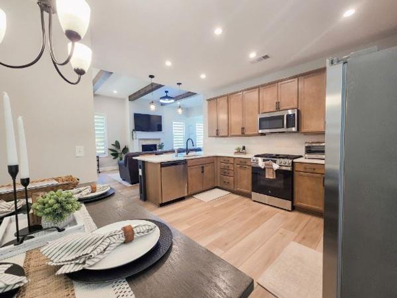 Furnished interior view inside a new home in , Hoschton (Image 26).