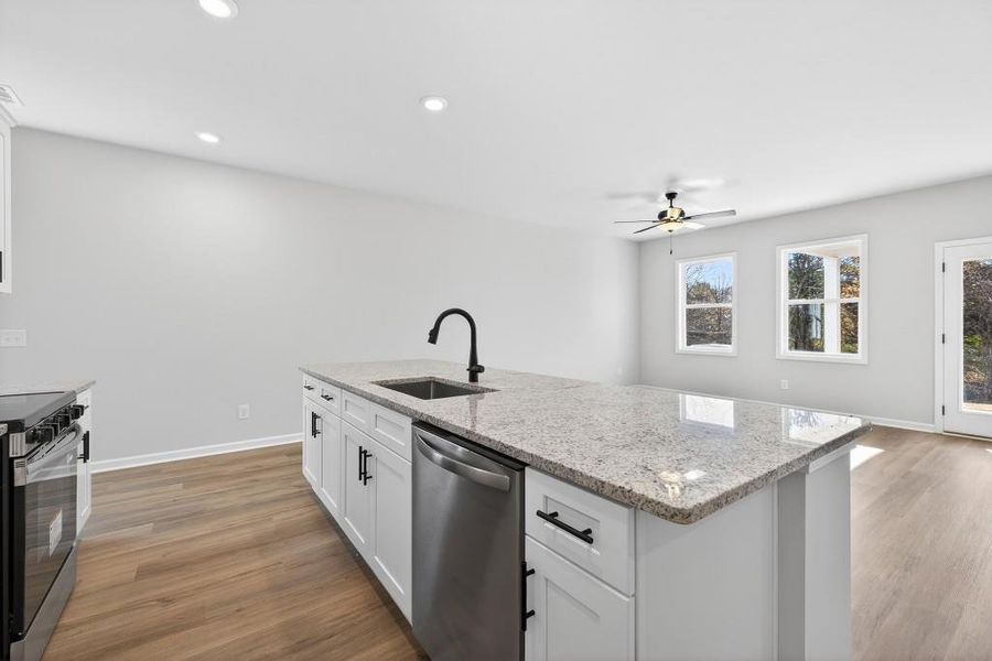 Furnished interior view inside a new home in , Commerce (Image 8).