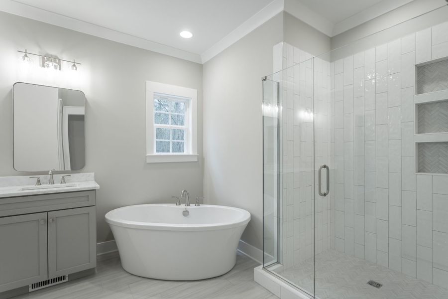 Representative furnished interior of a home built from the Farmview by Riverstone Construction, LLC in River Gorge Ranch, River Gorge Ranch (Image 13).