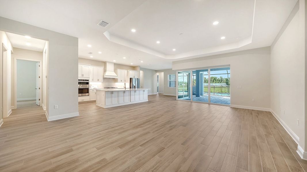 Spacious, unfurnished interior of a new home in Canoe Creek Real Estate and Homes for Sale in Parrish, FL - Neal Communities, Parrish (Image 24).