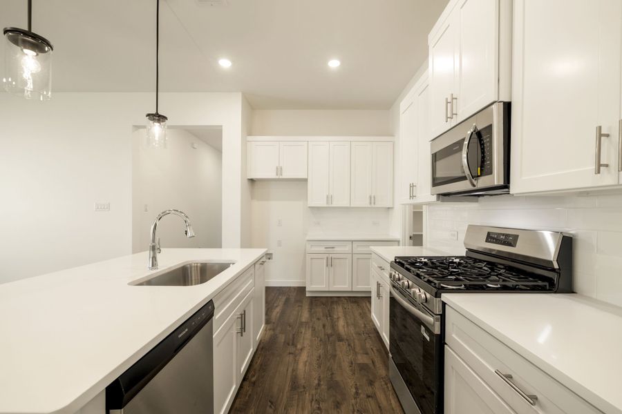 Furnished interior in a model home at Bear Ridge in Burleson (Image 4).