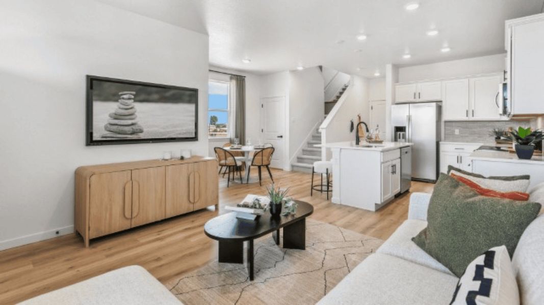 Furnished interior view inside a new home in Settlers Crossing, Commerce City (Image 12).