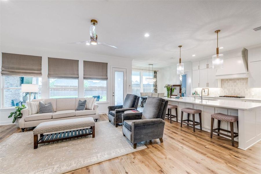 Furnished interior view inside a new home in Whitestone Heights, Benbrook (Image 5).